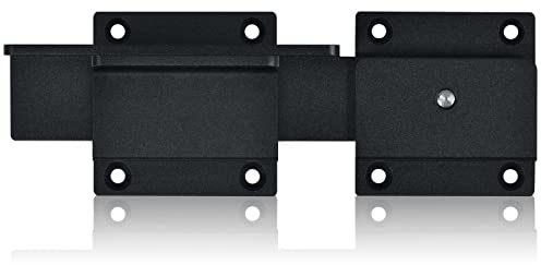Steinwhale Torriegel, 3.5mm robuster Türriegel aus Aluminiumlegierung für Holzzäune im Freien, Doppeltor, Scheunentor, Schuppen, Vinylzaun (2 Stück)
