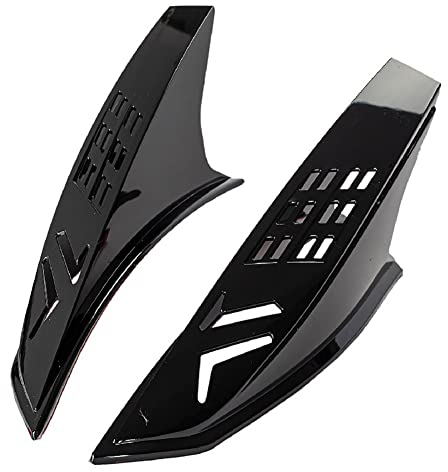 Motorradhelm Hörner, Asudaro Motorradhelm Selbstklebende Flügel Hörner Punk Stil Universal Fahrradhelm Hörner Helm Ohren Dekoration Für Damen Herren Mädchen Jungen Ski Snowboard Zubehör Schwarz