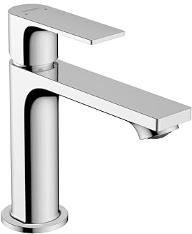 Hansgrohe Rebris E 72557001 Waschtischarmatur mit 1 Griff, 1 Loch, 17,8 cm hoch, Chrom