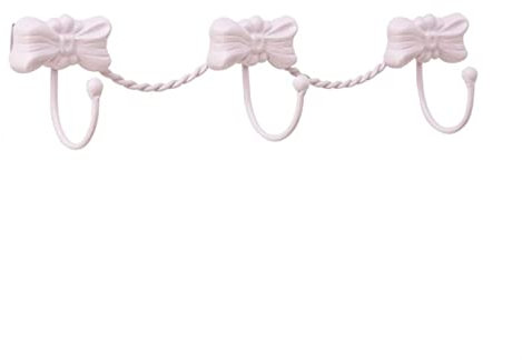 CAZARU Garderobe Wandgarderobe, Eingangskleiderbügel, Wandhaken in Weiß und Rosa Kreativer Wandkleiderhaken, leichter Luxus-Wandhaken Wandgarderobe