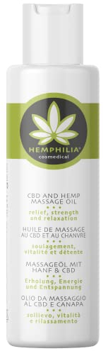 Hemphilia CBD and HEMP massage oil - 100 ml