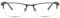 TECH-LINE-DIRECT FASHION ACCESSORIES Blue Light Blocking Glasses Eyeglasses Rectangle Frame UK Men/Women (Gunmetal Frame + Clear Lens)
