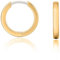 Limerencia G23 reines Titanhypoallergen Huggie Hoop Ohrringe für Frauen Mädchen sensible Ohren (10 Millimeters, Gold)