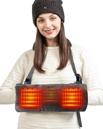 DUKUSEEK Hand Warmer Pouch, Electric 2-in-1 Heated Hand Muff for Winter Use, USB Heating Pad for Home, Office, Outdoors