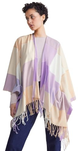 STREET ONE Women's A580716 Fashion Scarf, Shiny Lilac, A