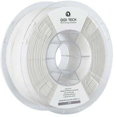 QIDI TECH ASA Filament 1.75mm weiß,3D Drucker Filament ASA 1kg Spule(2.2lbs),Hohe UV Beständigkeit,Geruchsarm,Perfekt für den Druck von Outdoor Funktionsteilen,Passend für die meisten FDM 3D Drucker