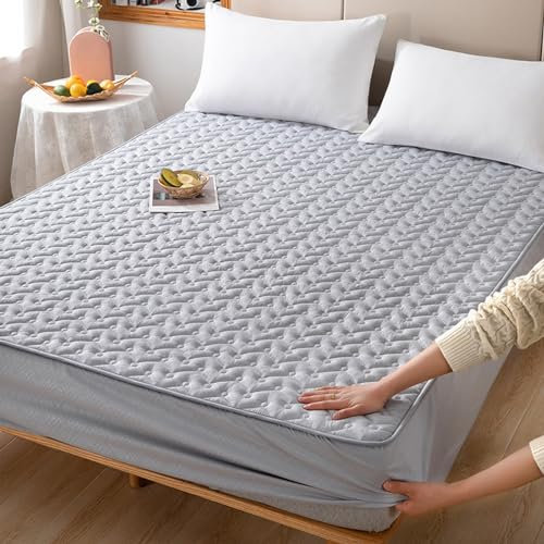 JIANINGHOME Weiches Spannbetttuch 100x200,Weich Mikrofaser Matratzen Topper - auch für Boxspring-Betten