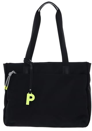 Picard Damen Shopper LuckyOne 3245 aus Nylon mit Reissverschluss in der Farbe Schwarz, 43x28,5x14 cm, 32454U9001
