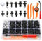 Preciva 305pcs Car Trim Clips Set, 300pcs Car Fixing Clips& 5pcs Trim Removal Tools, 12 Types Plastic Rivets, Universal Auto Fence Panel Clips Wind Deflector Clips Car Fixing Clips Car Body Trim Clips