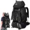 Aytop Trekkingrucksack, 90L Große Kapazität Wanderrucksack Leichter Campingrucksack Herren Damen Wasserdicht Reiserucksack Outdoor Sport Tagesrucksack für Camping Trekking Klettern (Schwarz)