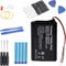 PONDWAY 1800mAh 3.7V Ersatz GPS Akku kompatibel mit Garmin ZUMO 340LM 350LM 390LM 361-00059-00 GPS-Navigationssystem Sat NAV wiederaufladbarer Li-Ionen-Polymer-Akkupack mit Reparaturwerkzeug