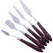 Cake Cream Spatula 5 Pieces/Set Stainless Steel Frosting Baking Pastry Tool Mixing Set Cake Icing Oil Painting Decorating Cream Toner Tool