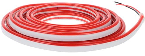 Angoily Bande Lumineuse Led Néon 12 V Cordon Lumineux Rouge Flexible Pour Décoration Extérieure Publicité Fête