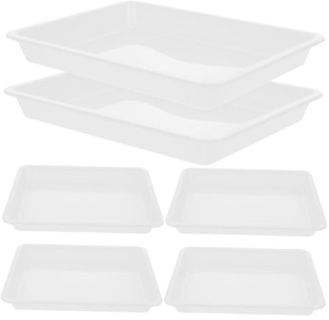 Puzzle Sorting Trays,6 Pack Puzzles Sorter Jigsaw Accessories Storage Stackable 500/1000/2000 Pieces Jigsaw Board Organizing Plates Beads Trays Organizer