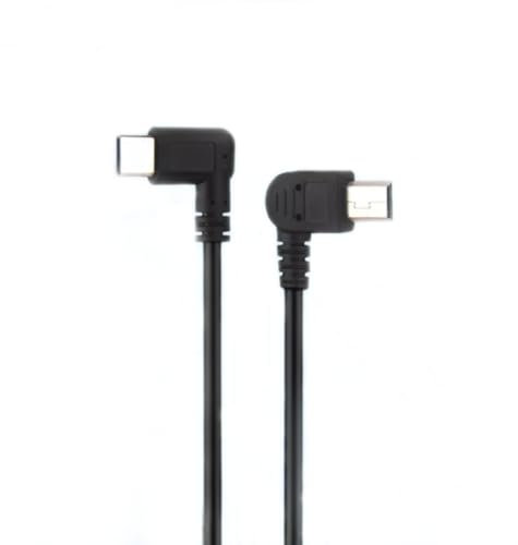 SZRMCC Typ-C auf Mini-USB-Stecker, Steuerkabel für DJI Ronin RSC2, RS2, RS3 Pro Mini Gimbal Stabilisator für Canon EOS 5D, 6D Mark III, 70D, 77D, 80D 800D, 750D DSLR-Kamera