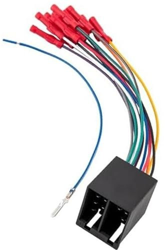 Yurefax Autoradio, 16-poliger ISO-Kabelbaum, for Sattelschlepper Freightliner International Peterbilt, for VOLVO, Mack Kenworth, Stereoanlage einbauen, for JVC Pioneer Kenwood Sony Android mit Kabelst