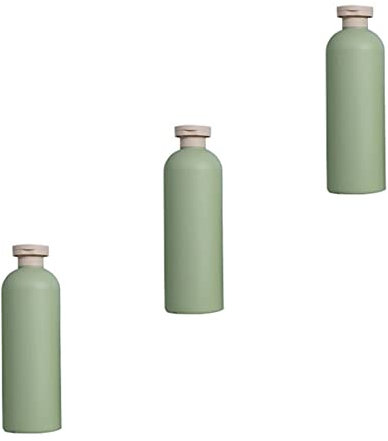 HIAKDOFT Nachfüllbare 400ml Pe Duschgel Flasche Praktische Lotion Sub Flasche Auslaufsicher Transparent 3 Stück Für Shampoo Und Körperpflege