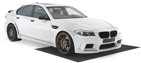 COSTWAY Garage Bodenmatte, 180 x 150 cm Auto Ölauffangmatte, Ölmatte rutschfest & wasserdicht & wiederverwendbar, Garagenmatte Antirutschmatte mit doppelseitigem Klebeband für Garage, Werkstatt