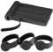 KEYRI 70 PCS Reusable Cable Ties, Adjustable Cable Straps Hook and Loop Cable Ties for PC Cable Management Organizing Cords Home Office TV Desk Headphones (Black)