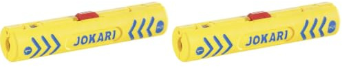 JOKARI®original Entmanteler Coaxi No.1 zum Abisolieren von Koax SAT TV Kabel 4,8 bis 7,5mm Ø, Art.Nr. 30600 (Packung mit 2)