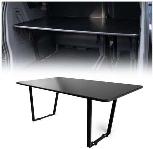 CHROMEMASTER | Kompatibel mit Ford Tourneo Custom L2 Lang 2023+ | Faltbar Bett für Auto, Multiflexboard Bettverlängerung für Camper, Campingbett, Klappbett, Regal, Tisch | Zubehör für den Wohnmobil