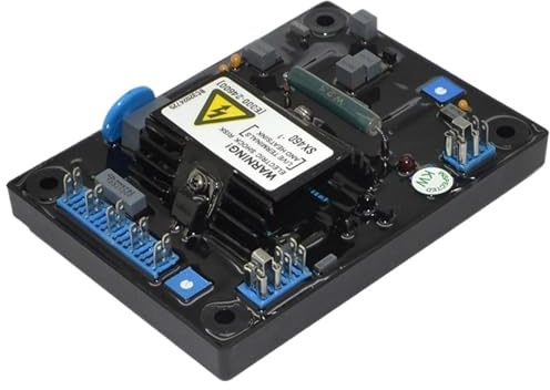 Generador eléctrico sin escobillas con motor diésel, regulador de voltaje automático trifásico AVR SX460, piezas y accesorios.
