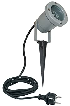 CLE NAUTILUS LED Erdspießstrahler GU10 230V max. 25W Spießstrahler mit Kabel und Schukostecker