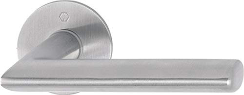 HOPPE Türdrückerpaar Stock.E1140Z/849N VA F69 m.Drückerrosetten VK 8mm