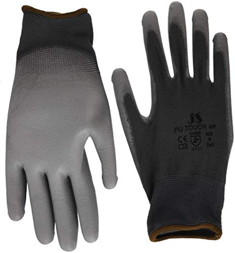 STAFFL 90519 Schutzhandschuh PU-Touch grau Gr. 8 EN388 Kategorie II