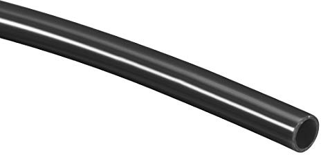 sourcing map Tuyau pneumatique, 8 mm OD x 6 mm ID x 1 m Tuyau de frein à air en nylon PA12 Noir