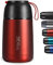 720°DGREE Thermobehälter Essen 730ml “wunderJar” - Auslaufsicher, BPA-Frei - Edelstahl Isolierbehälter, Thermo Lunchbox - Unterwegs Babybrei, Warme, Kalte Speisen, Suppe - Müsli to Go - Rot