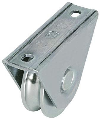 Galet Support Extérieur Gorge Ronde - Diamètre 80 mm - Pour rail 20 mm