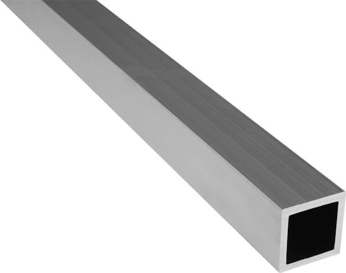 Riggatec Alu-Rohr Vierkant 40x40x2mm Länge 6,05 m