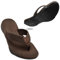 ChayChax Tongs Hommes Souple Sandales de Sports Antidérapante Flip Flops Décontractée Chaussures de Plage et Piscine,Marron,44 EU