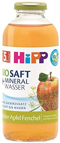 HiPP Bio-Saft + Mineralwasser Milder Apfel Fenchel, 500ml