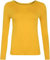 21Fashion Unisex Long Sleeves Round Neck Tshirt#(Yellow Plain Shirt#5-6 Years#Unisex)