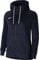 Nike Damen Nk Flc Park20 Fz Hoodie Und Reißverschluss -Sweatshirt, Obsidian/White/White, M EU
