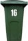 4X Bin Sticker Vinyl Number 1-99 Large Recycling Box Wheelie Self Adhesive (16)