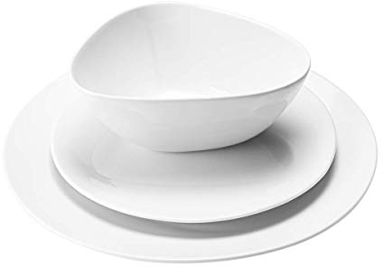 Georg Jensen Sky Dinnerware Tafelservice, Speiseteller, Lunch-Teller und Allzweck-Schüssel