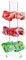 CECOLIC Acryl-Haargummi-Halter, Transparenter Haargummi Organizer, Schmuck, Armband, Stirnband, Zubehör, Ausstellungsturm für Teenager-Mädchen (25,4 cm)