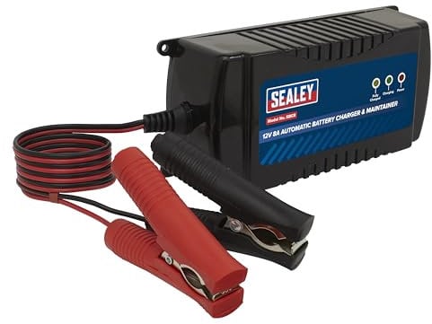 Sealey Automatic Smart Battery Charger & Maintainer 12V 8A - SBC8