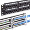 iwillink Panneau de brassage Cat6 à 48 ports, panneau réseau Keystone RJ45 10 Gbit/s pour montage en rack ou montage mural, idéal pour les connexions Ethernet Gigabit