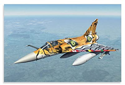 Poster mit Dassault Rafale Jets Fighter, Leinwand-Kunstposter und Wandkunst, Bilderdruck, modernes Familien-Schlafzimmer, Dekor-Poster, 40 x 60 cm