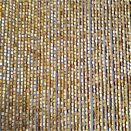 NLUMEC Fadenvorhang Perlenvorhang Raumteiler Hängender, Holzperlenvorhang Tür Holz Bambus, Türvorhang Perlen Hängend Panel, Tür Vorhang Dekorative Sichtschutz für Schlafzimmer Wohnzimmer Wandschrank