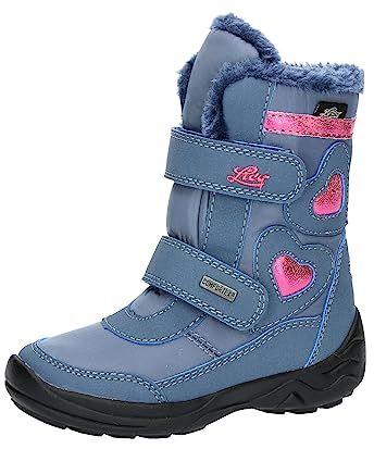 Lico A V, Stivali da Neve Bambina, Blu/Rosa, 25 EU