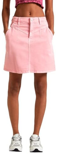 Pepe Jeans Mini Skirt Hw Clr, Gonna Donna, Rosa (Pink),XS
