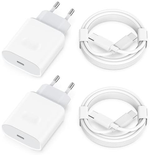 30W 4-Pack Chargeur USB C Rapide Type C Adaptateur Secteur Mural Alimentation et 2M USB C Câble1
