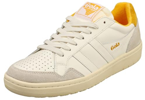 Gola Damen Eagle Sneaker, Off-White/Sun, 38 EU