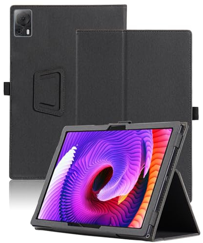 AKNICI Funda para DOOGEE T30 Pro Android 13 Tablet 11 Pulgadas, PU Protectora Carcasa Cover con Magnetite y Cinturón de Seguridad y Soporte Función para DOOGEE T30 Pro Tablet 11 Pulgadas (Negro)