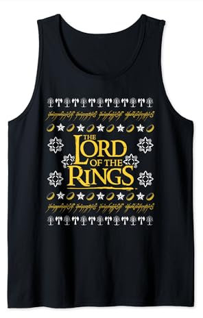 The Lord of the Rings Ugly Christmas Logo Tank Top